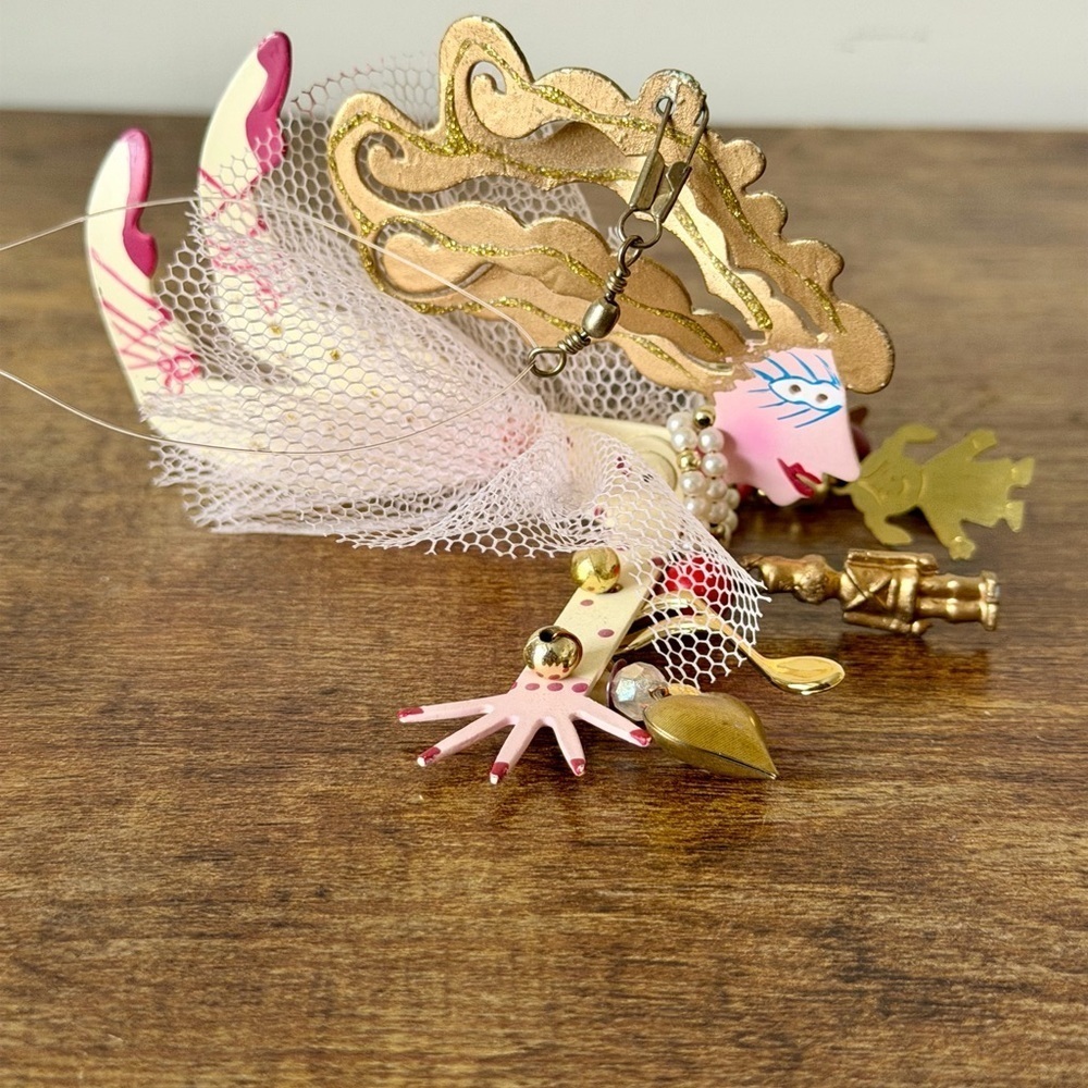 Karen Rossi Fanciful Flights Ballerina Ornament with charms - Picture 10 of 13